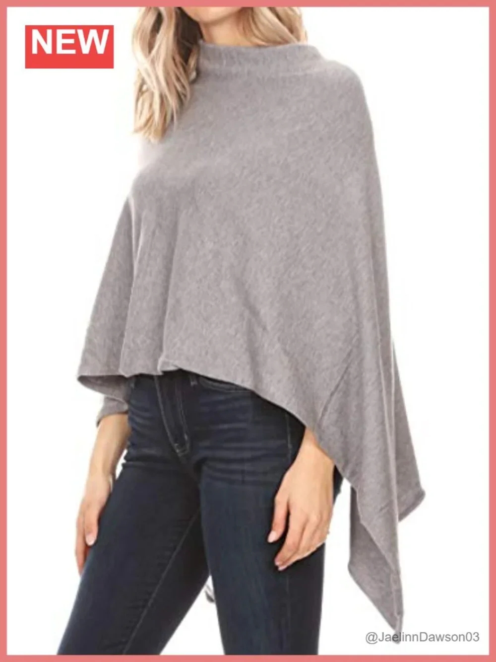 Super Soft Lightweight Cape Poncho Blanket Shawl Pullover One Size